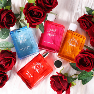 Solo En Ibiza Women's 3.4oz Eau De Parfum Spray Perfume for Women Vaporisateur Natural Spray 4 Flavors Each Dily Used