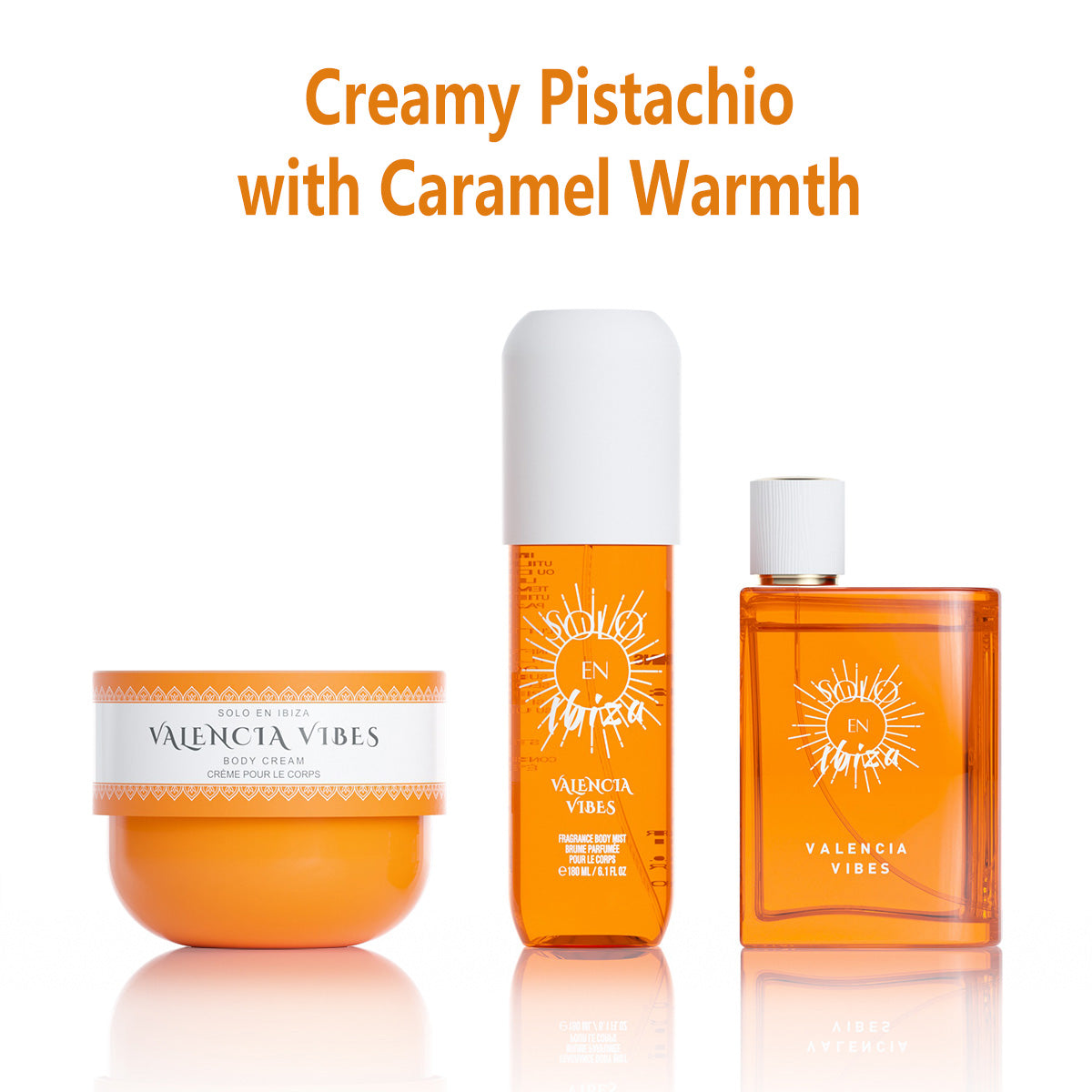 Valencia Vibes Bundle Perfume 3.4 oz + Body Mist 6.1 oz + Body Cream 8 oz
