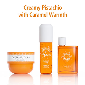 Valencia Vibes Bundle Perfume 3.4 oz + Body Mist 6.1 oz + Body Cream 8 oz