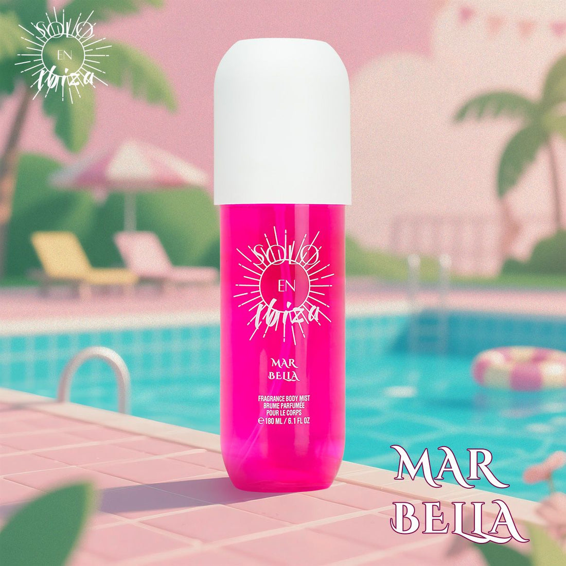 Marbella Bundle Perfume 3.4 oz + Body Mist 6.1 oz + Body Cream 8 oz