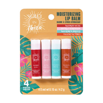 PRESALE- Moisturizing Lip Balm Set 4pk
