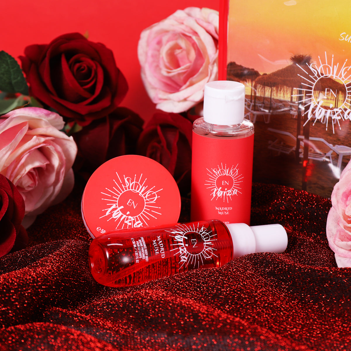 Solo En Ibiza Madrid Muse Bath & Body Travel Set - Luxurious Hydration on the Go