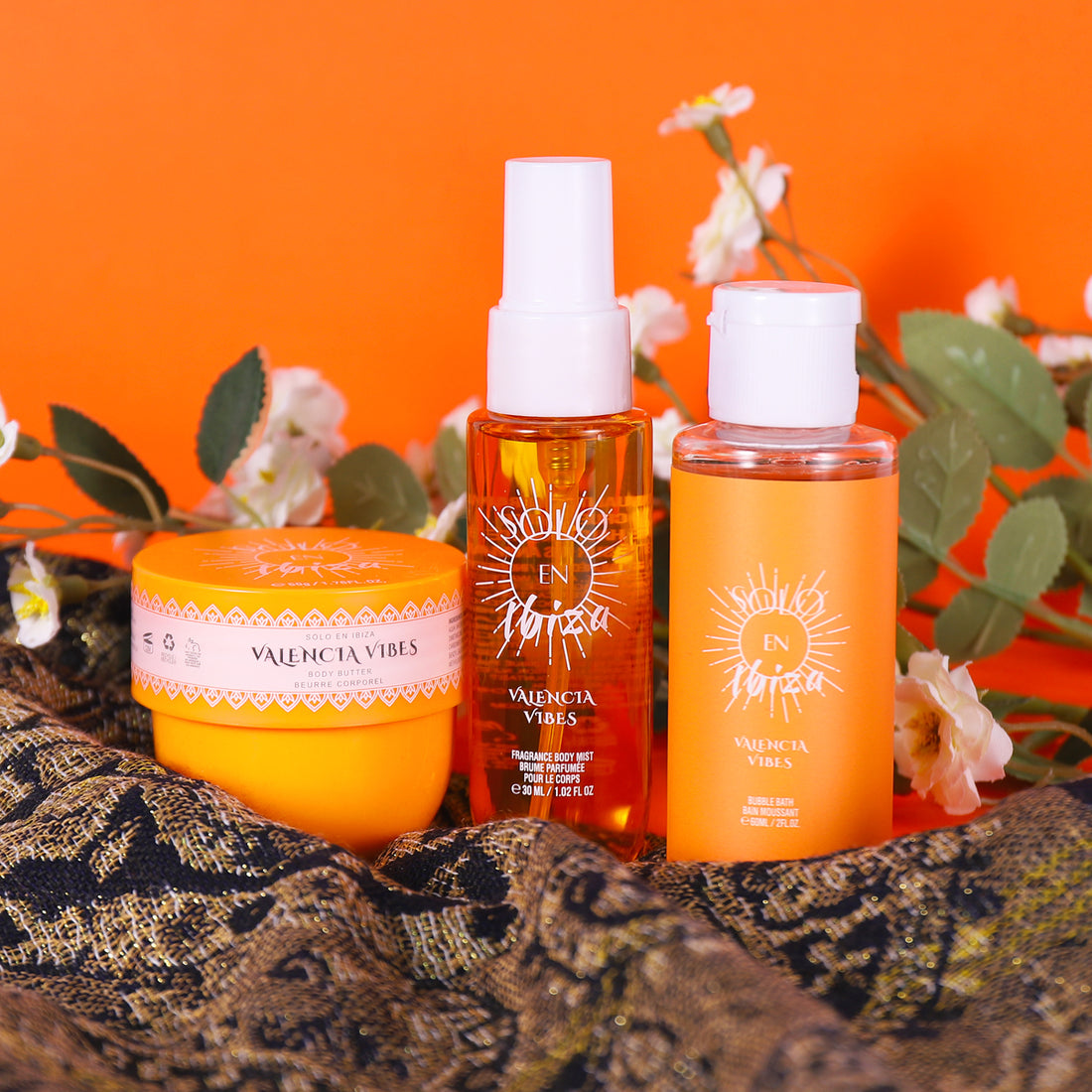 Solo En Ibiza Madrid Muse Bath & Body Travel Set - Luxurious Hydration on the Go