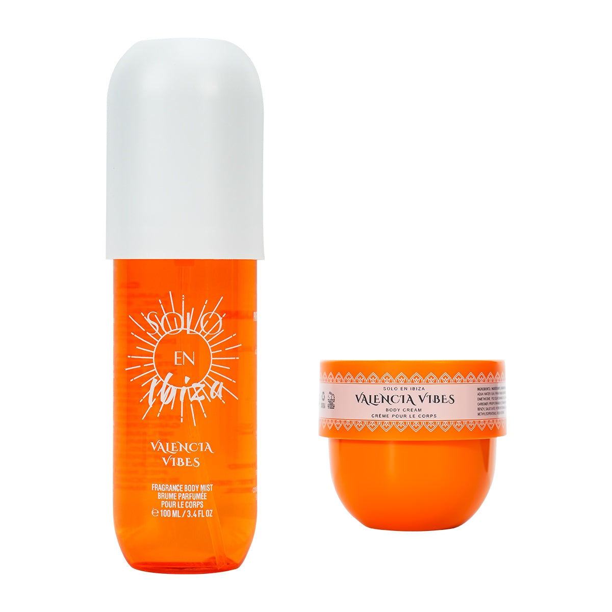 Valencia Vibes - Body Mist & Cream Tropical Dual-Set – Soloenibiza