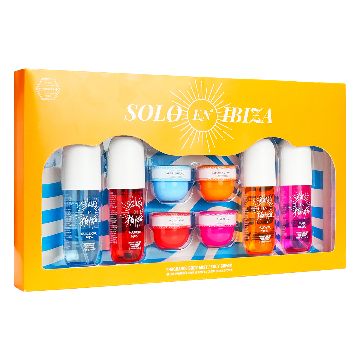 Fragrance Body Mist & Body Cream Gift Set – Soloenibiza