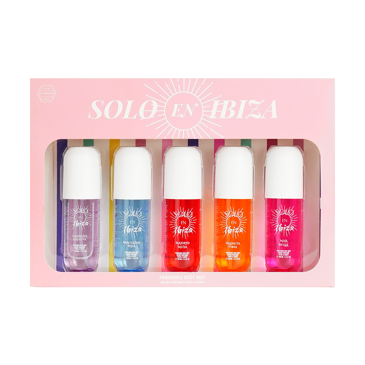 5PCS Fragrance Body Mist Gift Set