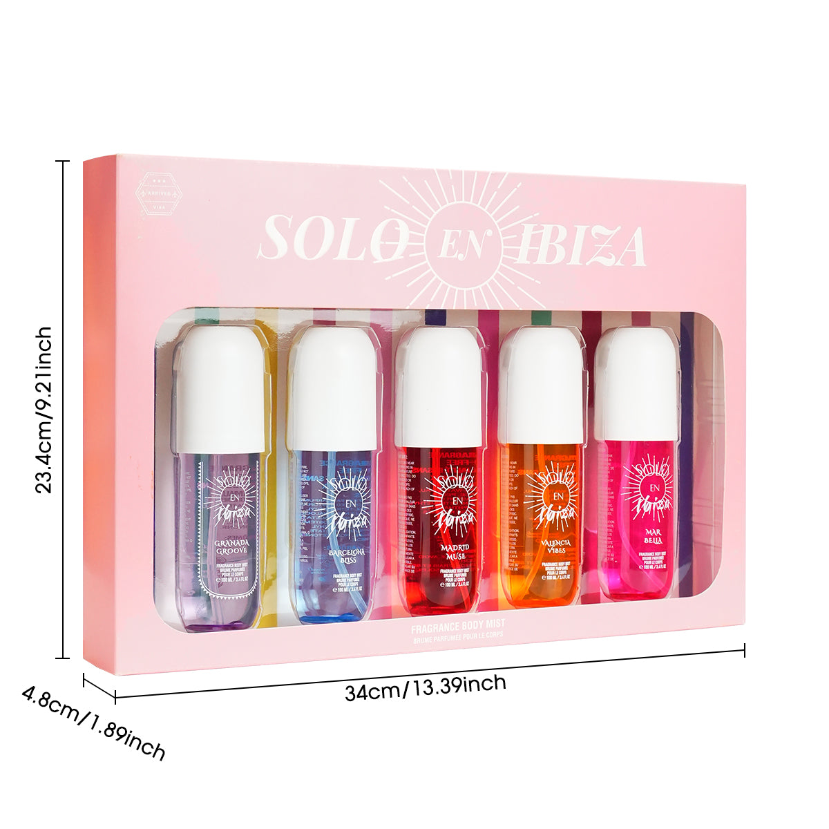REAL IBIZA BODY＆SOUL 3枚セット　レコード 5PCS Fragrance Body Mist Gift Set – Soloenibiza