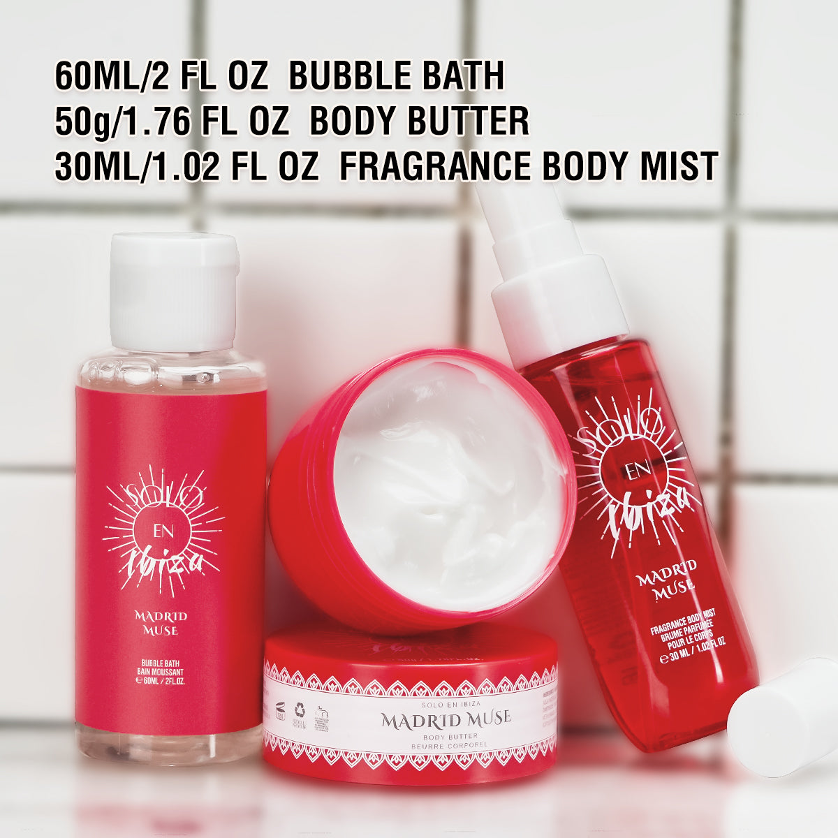 Bath & Body Travel Set Madrid Muse – Soloenibiza