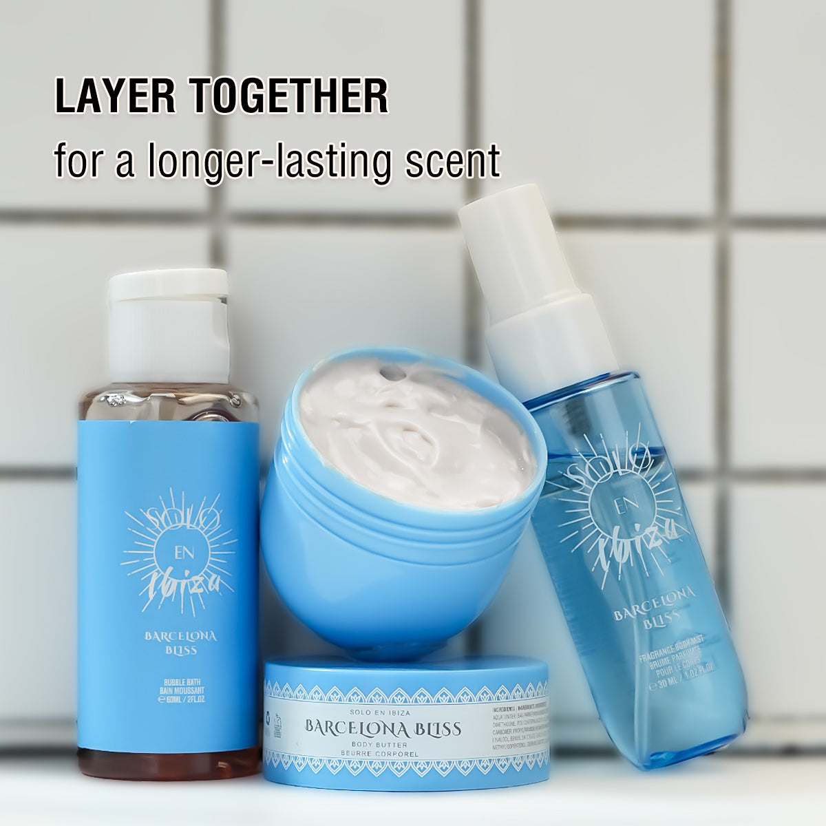 Bath & Body Travel Set Barcelona Bliss – Soloenibiza