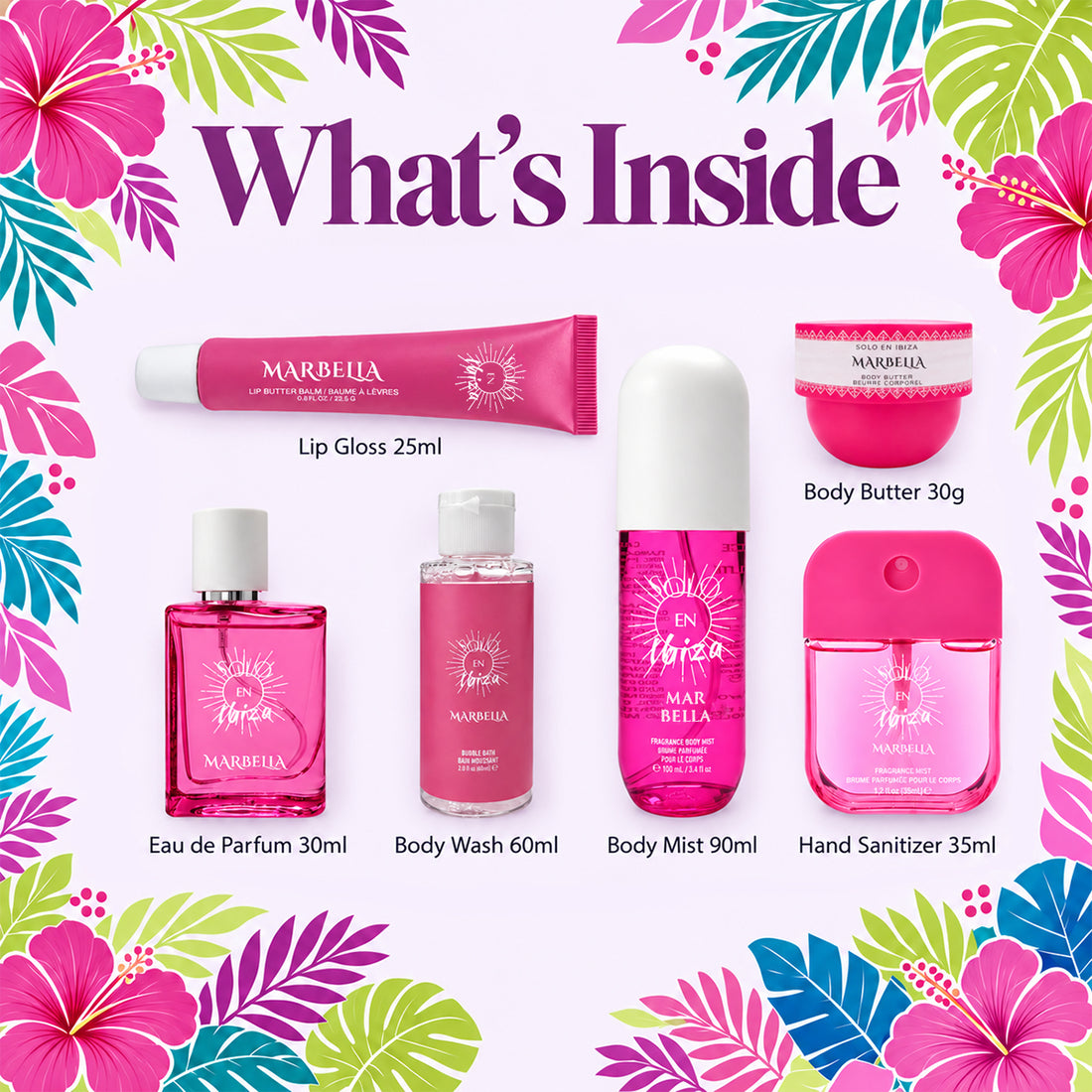 Marbella 6-Piece Beauty & Fragrance Gift Set