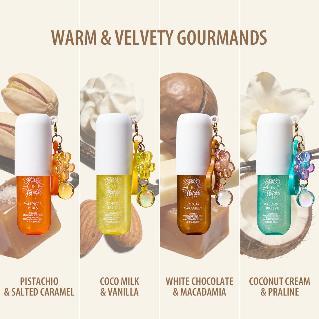 Shimmer Fragrance Body Mist 30ml × 8