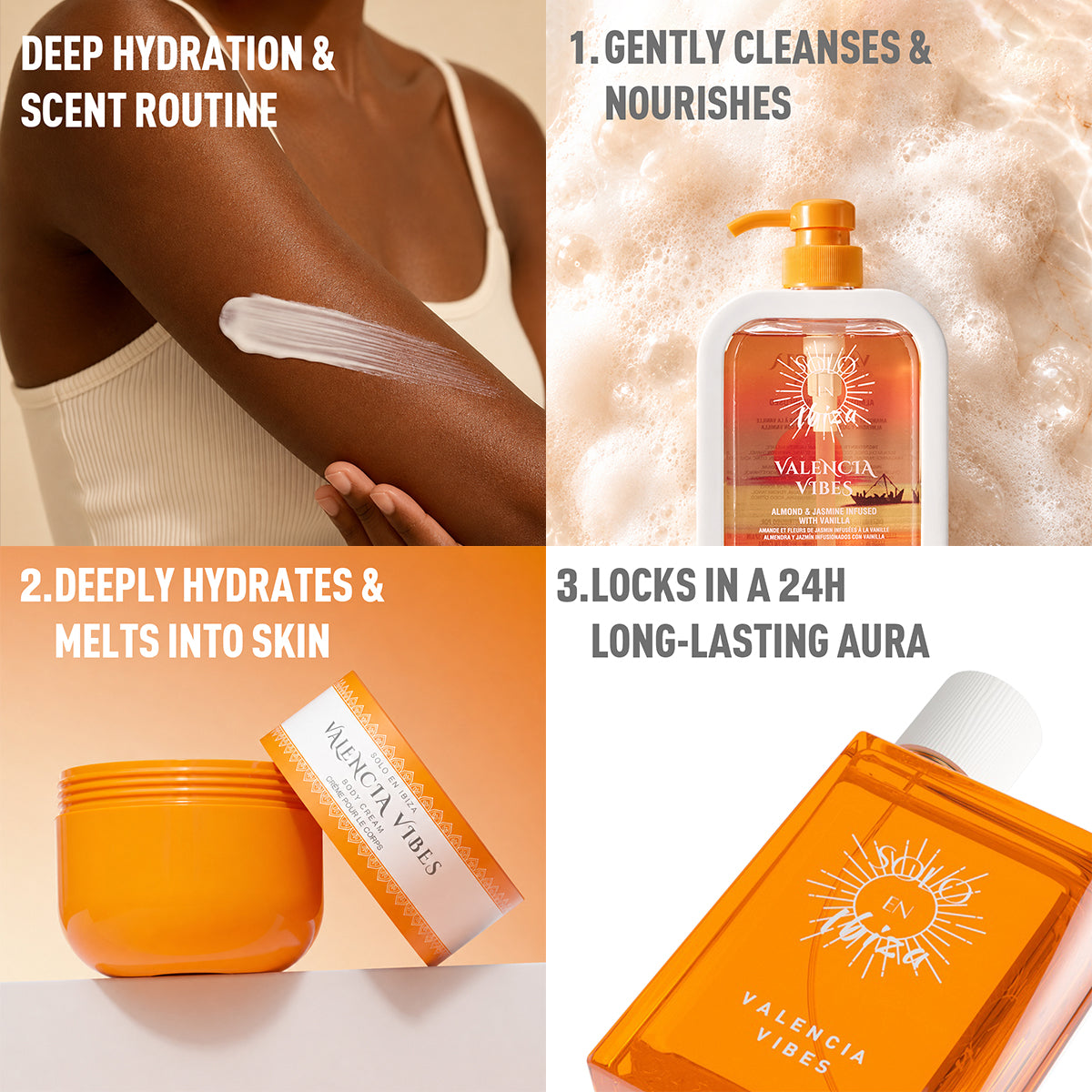 Valencia Vibes Deep Hydration & Perfume Trio – Soloenibiza