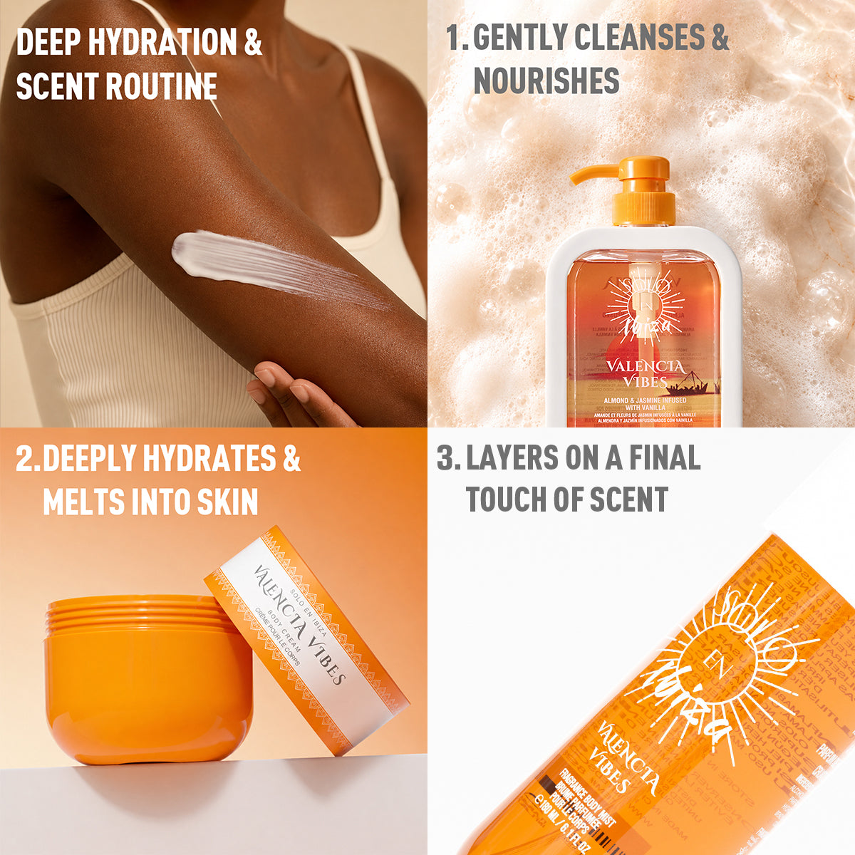 Valencia Vibes Body Care & Mist Trio – Soloenibiza
