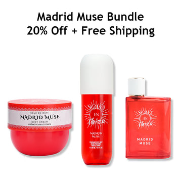 Madrid Muse Bundle Perfume 3.4 oz + Body Mist 6.1 oz + Body Cream 8 oz